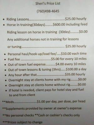 Sheri's Riding Lessons and Horse Services