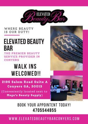 WALK-INS WELCOMED

CONTACT US AT
4705544855