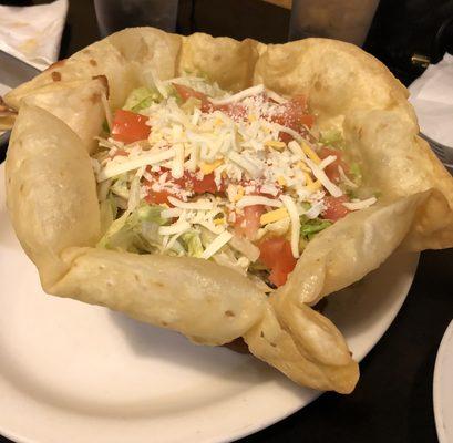 Out of this world pork Taco Salad!