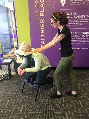 Chair Massage available for corporate events