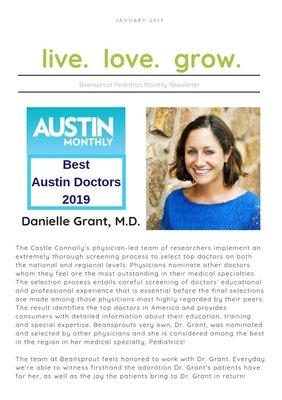 Danielle Grant, M.D. Best Austin Doctor 2019