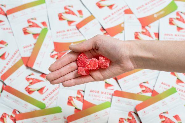 HHC + CBN Infused Gummies! If you've been suffering with anxiety, insomnia, or just need the right destressing snack, these gummies
are the