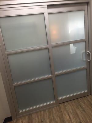 Sliding glass doors after tinting!!