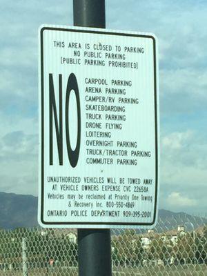 Don't park your car is where you're not supposed to park follow the instructions read signs listen to parking attendants