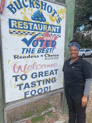 Owner shared history and good food!