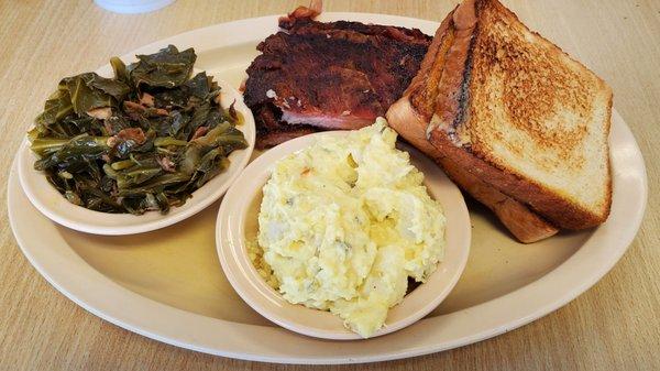 The rib plate (dinner portion)