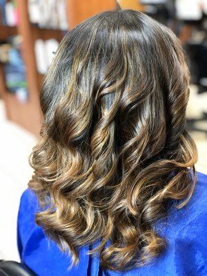 Caramel balayage