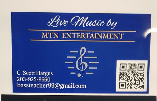 Now offering live entertainment for all corporate and private events