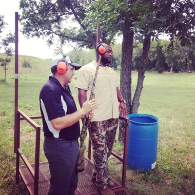 Sporting clays- Green course station #2