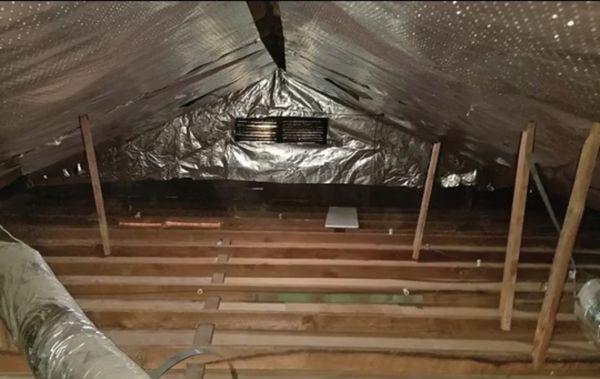 Insulation removal, silver shield, Air sealing, disinfecting