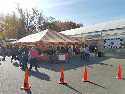 Pony rides, face painting, and games for the kids. Donuts and cider for all at the fall fest.