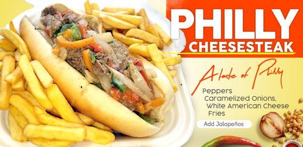 This Philly Cheesesteak will surely  overfill you.