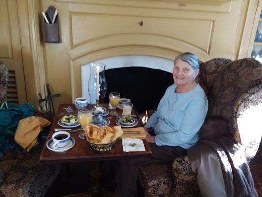 Our breakfast spot at the Dobbin House that was included in our Gettystown Inn stay.