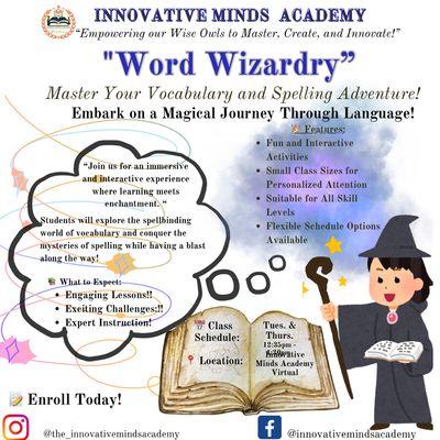 Students in grades K-8th are learning and mastery tier 1 and 2 vocabulary to prepare them for Reading