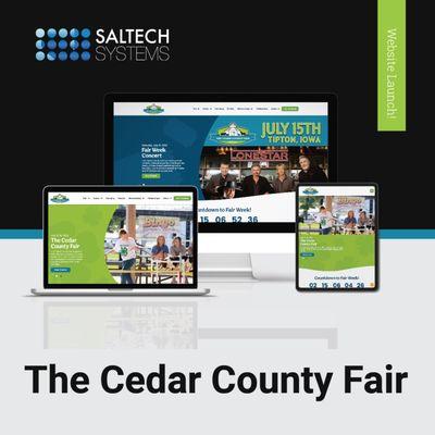 Check out this website we made for the Cedar County Fair! saltechsystems.com/projects/the-cedar-county-fair/