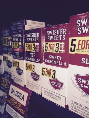 Swishers cigarillos