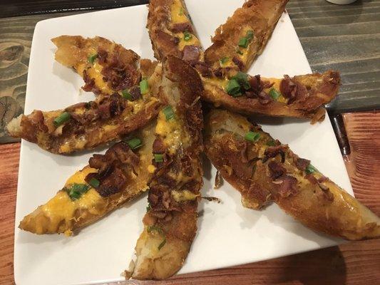 Delicious potato skins