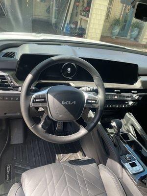 Kia Telluride Interior detail.