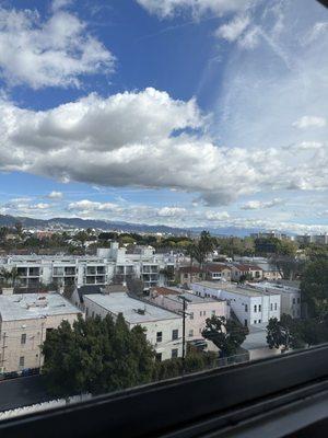 Also, there's nice views from the location on Wilshire Blvd.