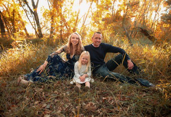 Beautiful fall day was captured with this family.  The Golden ponds did not dissapoint