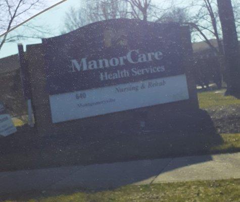 The sign along Bethlehem Pike (Rte. 309)