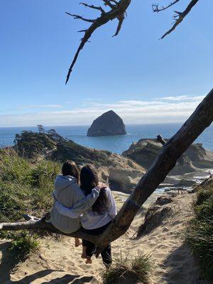 My daughter and niece enjoying the view.