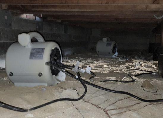 Crawl Space Drying