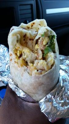 The best Breakfast burrito ever!!!!!