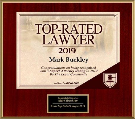 Top-Rated Lawyer 2019 Mark Buckley