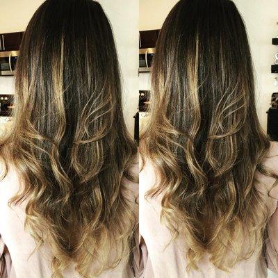 Ombre plus highlights