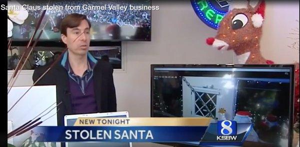 Santa stolen from the shop 2015