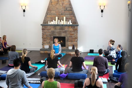 Langhorne location Main Yoga Room, Opening Day Celebration 2015