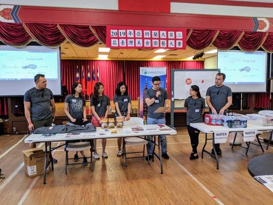 The board of the Taiwanese American Professionals of Atlanta organization at the 2019 Dumpling Cook-Off.