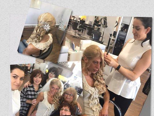 Congratulations to our very own Tina, Wishing you the best luck on your big day! Thank you for letting us transform your hair!!