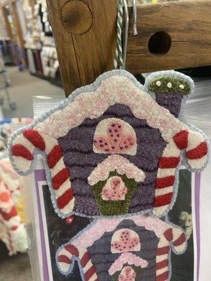 Felt ornament kit- this was designed by the shop owner!