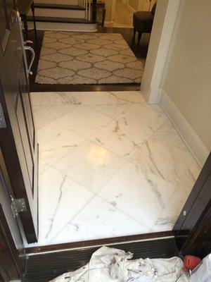 Marble floor