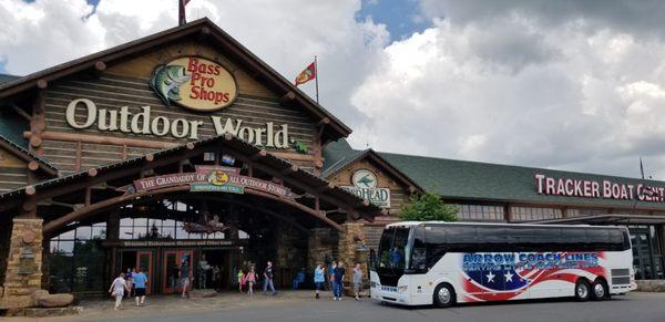 Prevost H3-45 at Bass Pro Shops