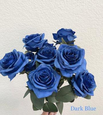 Royal Blue Rose bouquet for wedding and floral arrangements