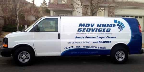 Look for our van around town, and give us a call!