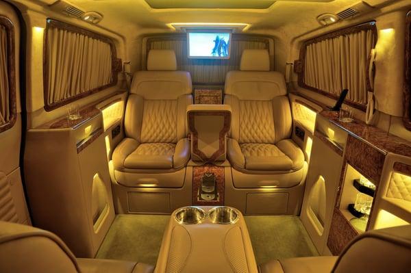 Baton Rouge Limo Rental, example interior photo, call us for a full line of our fleet.