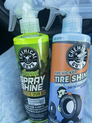 Chemical guys spray wax & tire shine