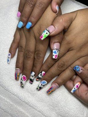 Hand nails design