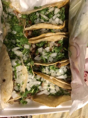 Asada, carnitas, alpastor, choriasada tacos