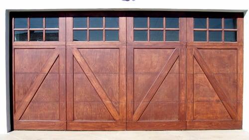 Wooden Garage door