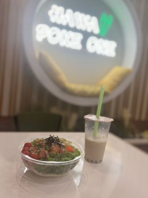 Brown Sugar Fresh Milk. Hawaii Classic Poke