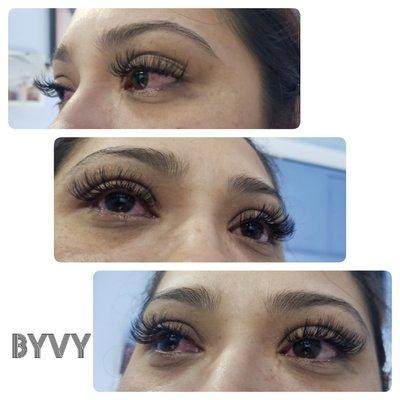 Eyelash extension # long# volume #done byvy