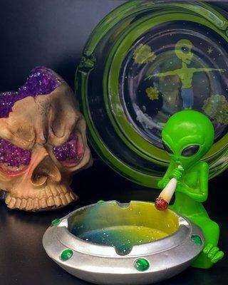 Out of this world ashtrays!