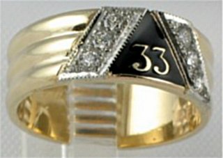 One of the finest 33rd Degree Masonic Rings found anywhere!