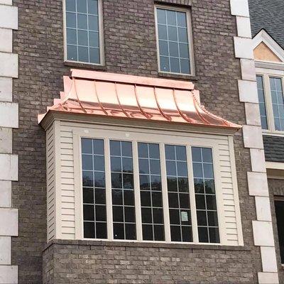 Copper Bay Window by Bulldog Home Improvements