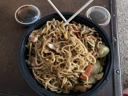 Large Dark Chicken Yaki Bowl